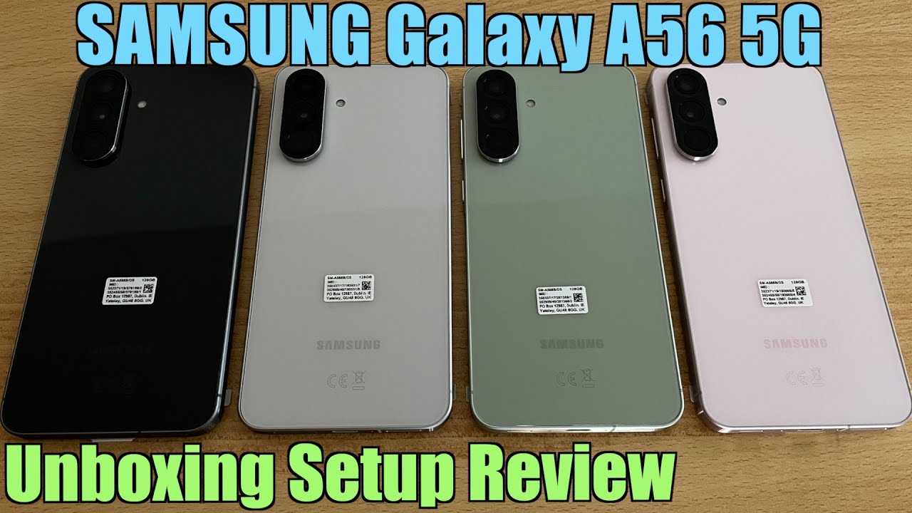 Samsung Galaxy A56 5G (SM-A566B) kicsomagolás és bemutató