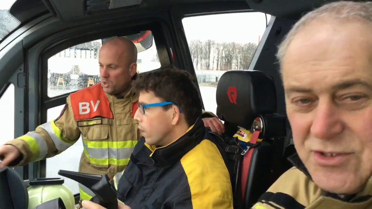 Oefendag Rick met Brandweer Maastricht Aachen Airport