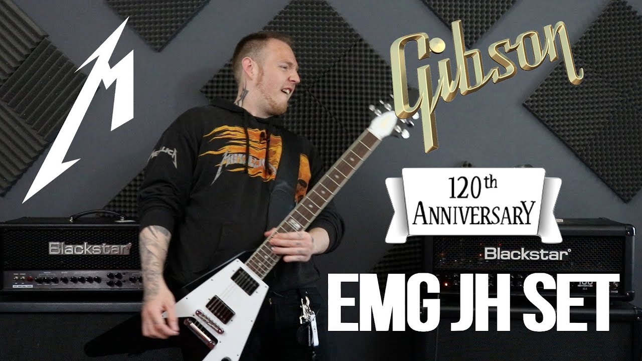 Gibson 120th Anniversary Flying V With The EMG Het Set!
