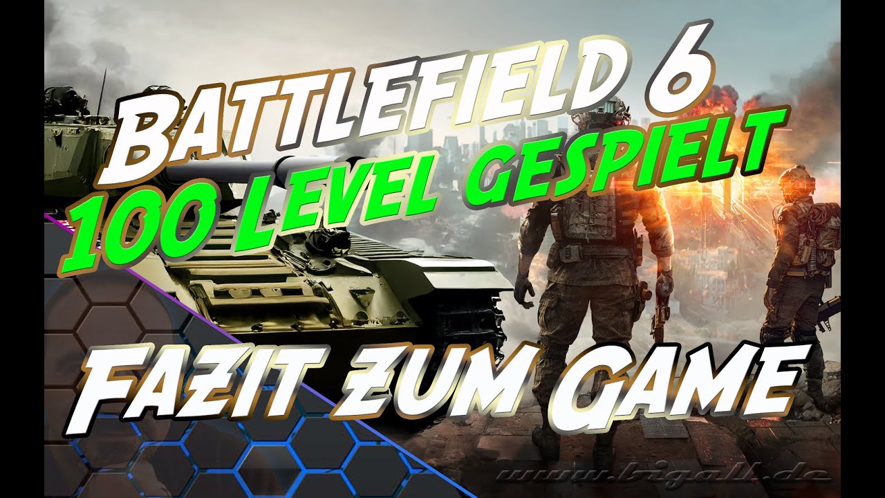 Battlefield 6 *100 Level gezockt und jetzt gibt´s mein Fazit*