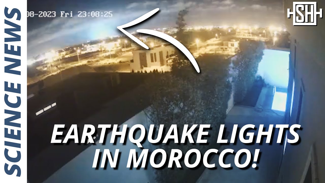 Earthquake Lights in Morocco -- What could they be?