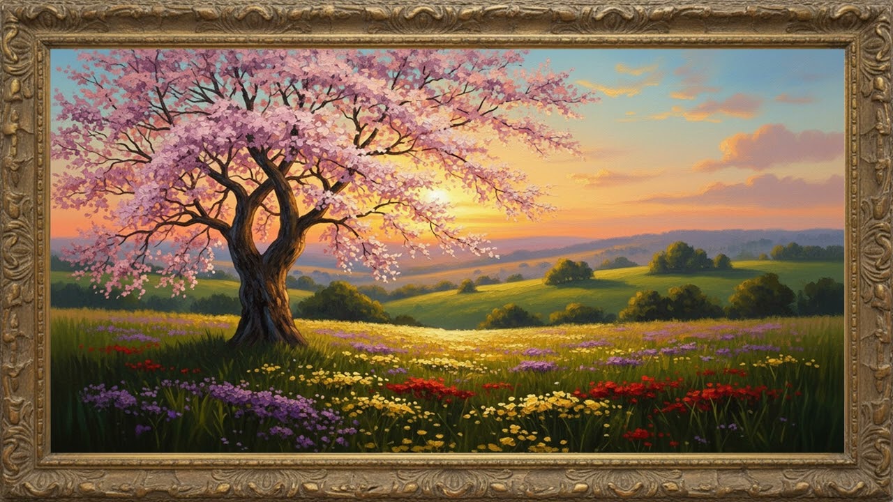 Graceful Flower Canvas | Calm Decorative Art Experience