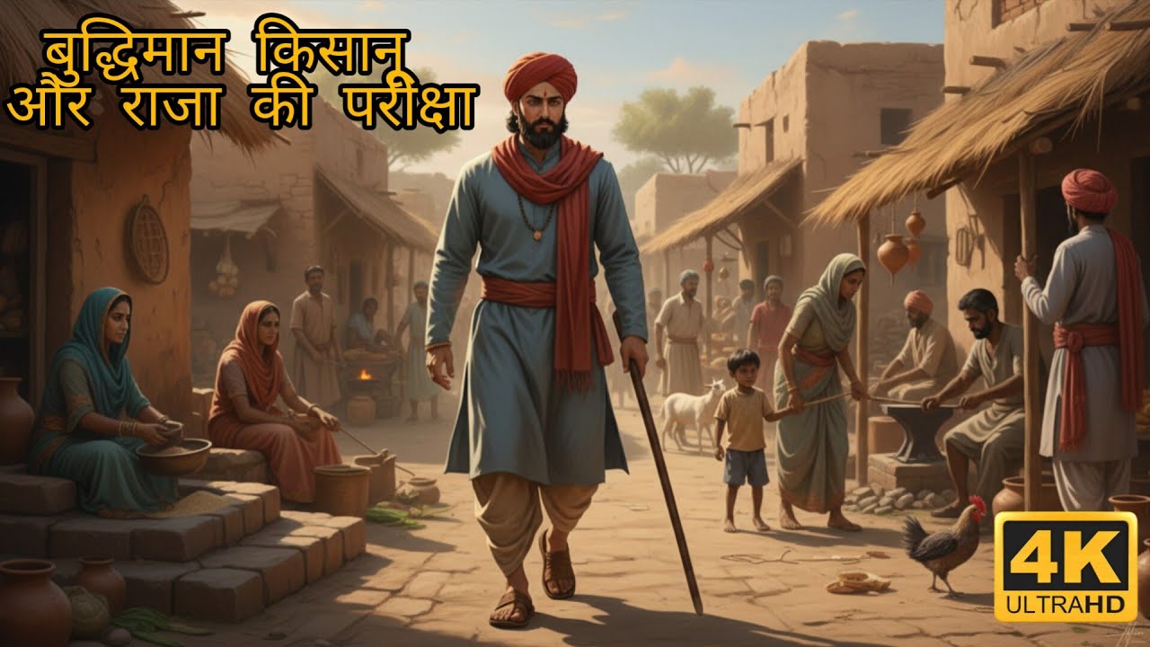 बुद्धिमान किसान और राजा की परीक्षा moral stories hindi @TajTales1 