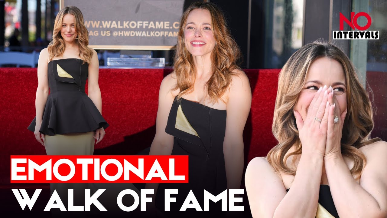 Rachel McAdams Gets EMOTIONAL Receiving Hollywood Walk of Fame Star | Sam Raimi Attends | Hollywood