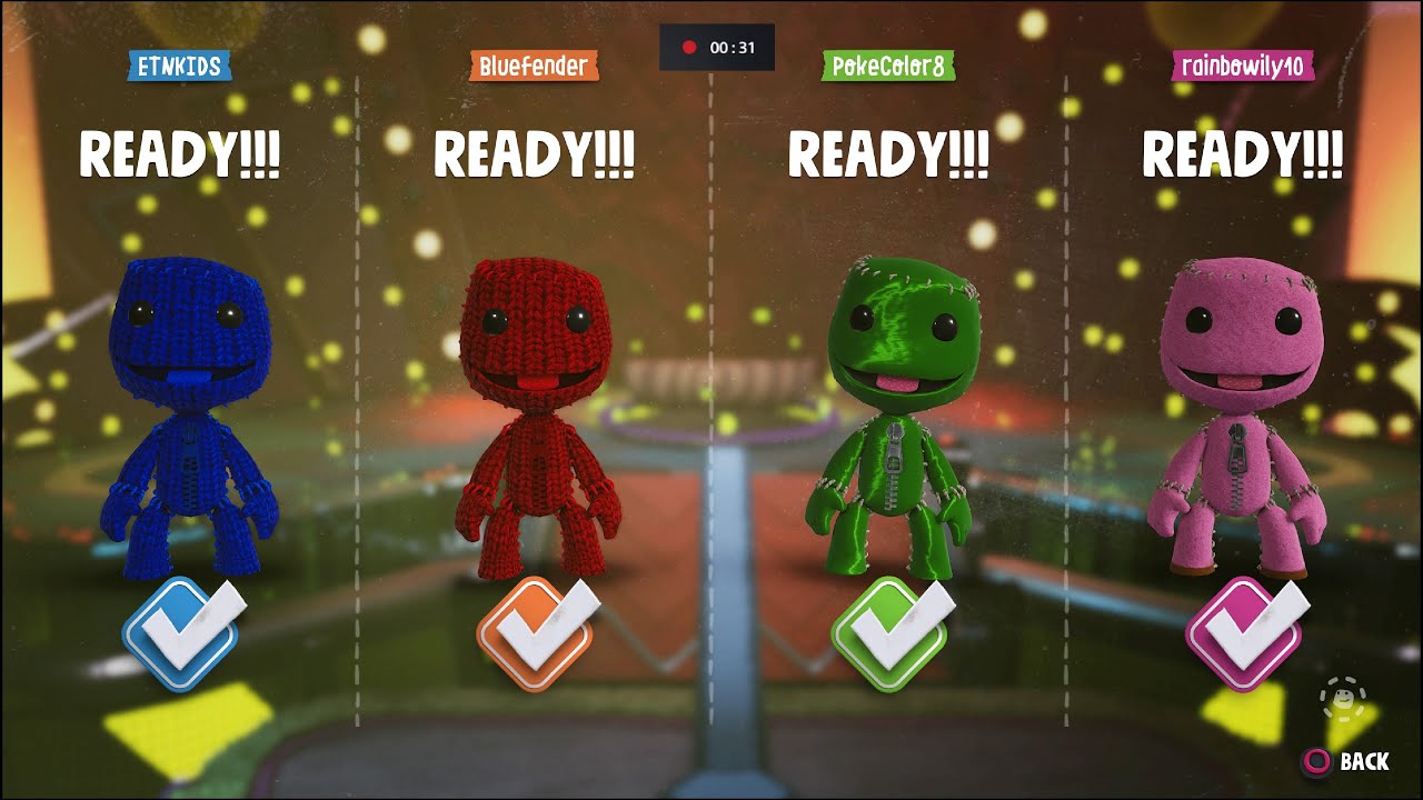 Sackboy: A Big Adventure — игровой процесс на PS5 | Кооператив для 4 игроков — Прохождение 30 (бе...