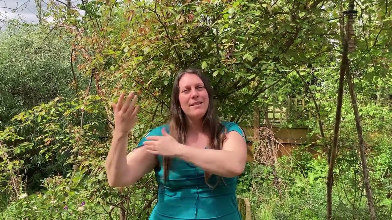 We Are The Trees song in British Sign Language (BSL) and singing
