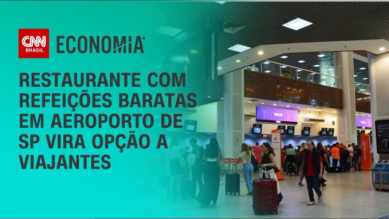 Restaurante com refeições baratas no Aeroporto de Guarulhos vira opção a viajantes | AGORA CNN