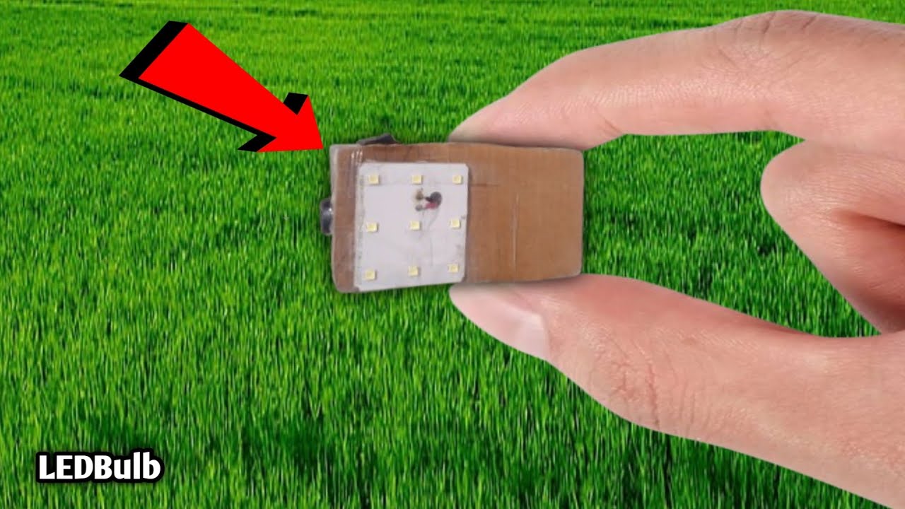 How to make LEDBulb experiment for using plastic😎/ new project working model 