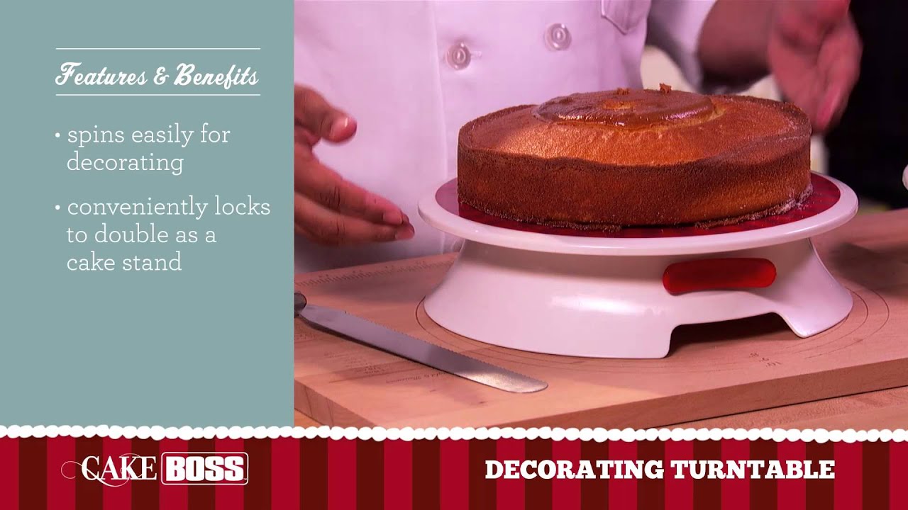 Cake Decorating Turntable - Dessert Decorating Tools - Cake Boss Baking