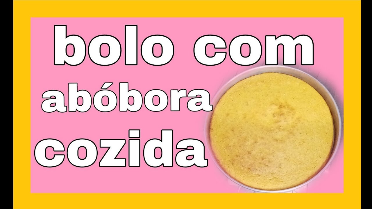 bolo de abóbora cozida