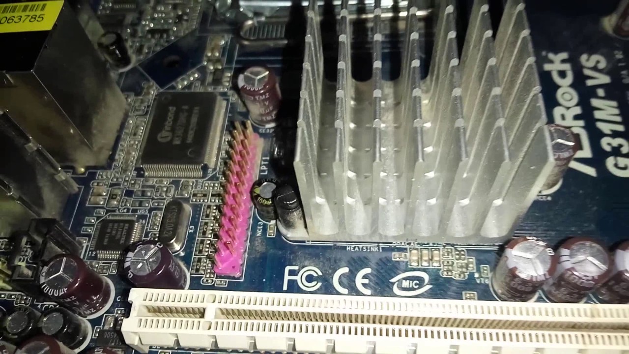 Отказ USB портов, виснет на лого биоса при загрузки. Мат плата g31m-vs, замена nh82801