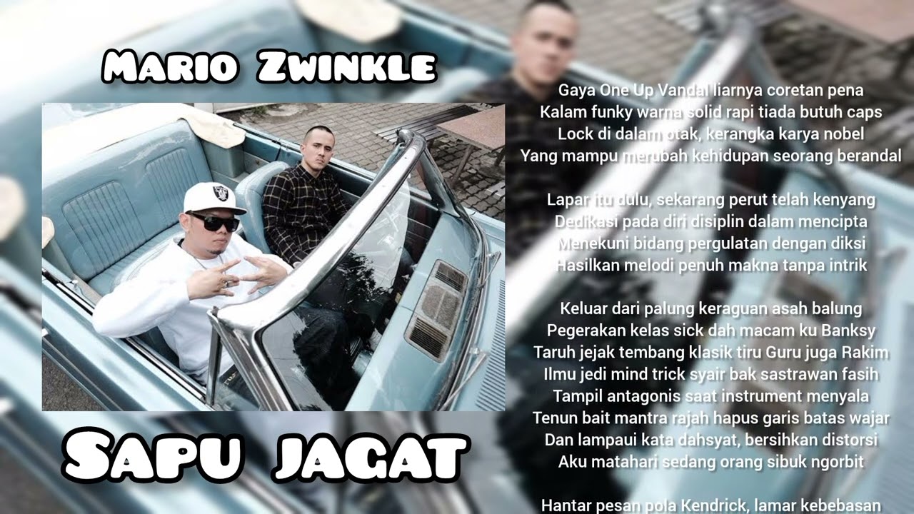 Mario Zwinkle - SAPU JAGAT ( Video lirik ).