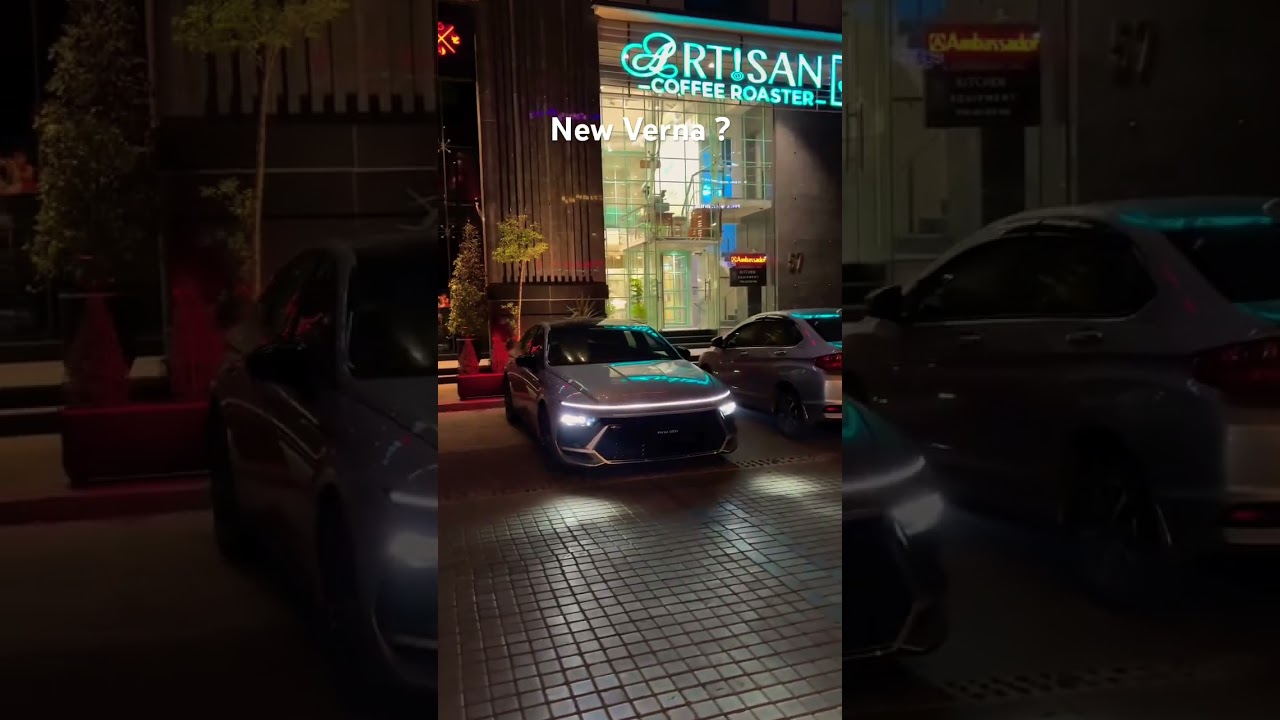 New Verna 2026 in the town 
