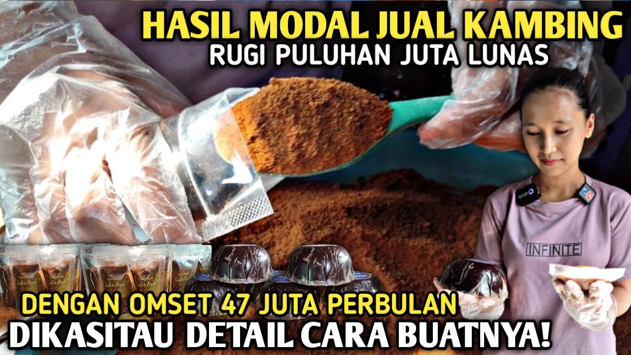 PENGUSAHA MUDA SUKSES USAHA GULA AREN SEMUT HASIL MODAL JUAL KAMBING LANGSUNG LARIS | usaha rumahan