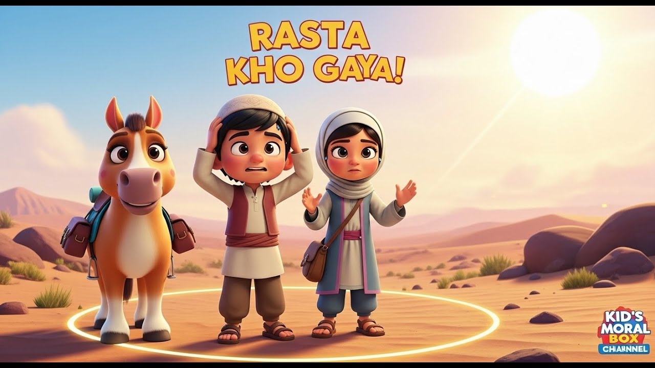Karavan Ka Khoya Hua Compass | Islamic Moral Story for Kids | Kids Adventure Story | Kids Moral Box