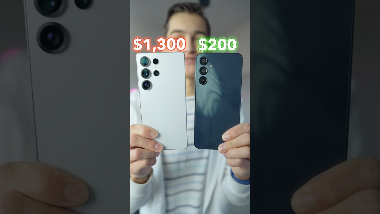 $200 vs $1,300 smartphone🤔#smartphone
