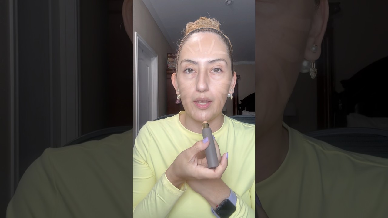 Perfecting complexion stick de Merit beauty tono bisque y tinted lip oil tono jeté
