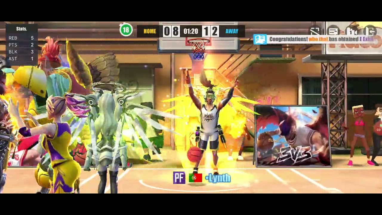 Robbie rebound and block 