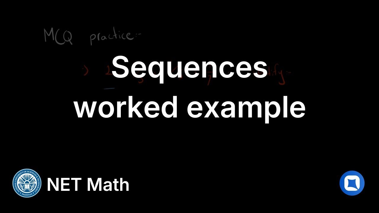 NET Math (Pre-Engineering) | Sequences and Series: MCQs | Qalam Counseling