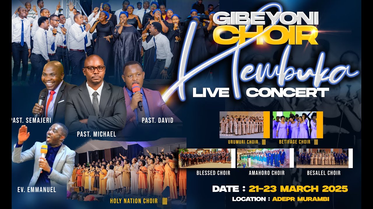 HEMBUKA LIVE CONCERT GEBIYONI CHOIR - ADEPR MURAMBI | 23-03-2025