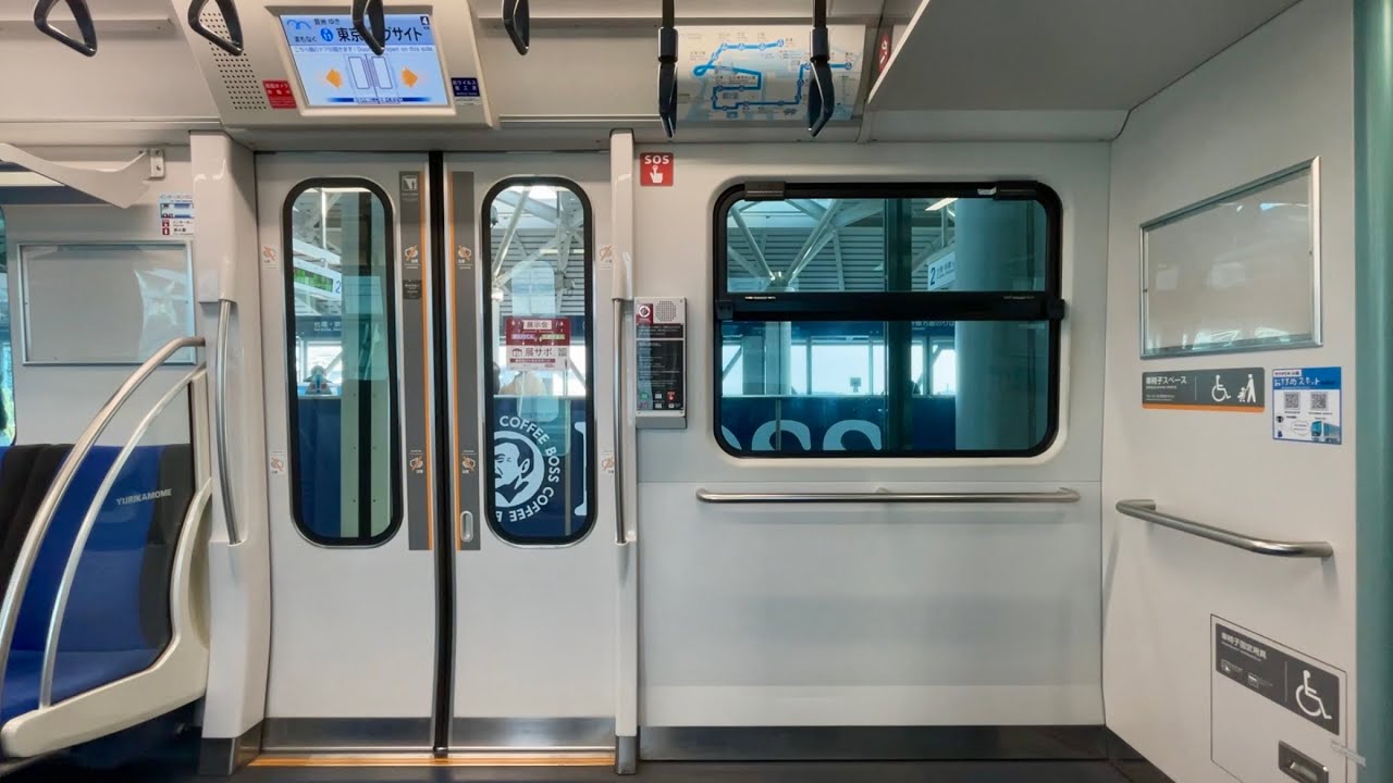 【走行音】ゆりかもめ 7300系7401F（7次車）「三菱IGBT-VVVF＋かご形三相誘導電動機」台場〜東京ビッグサイト 区間
