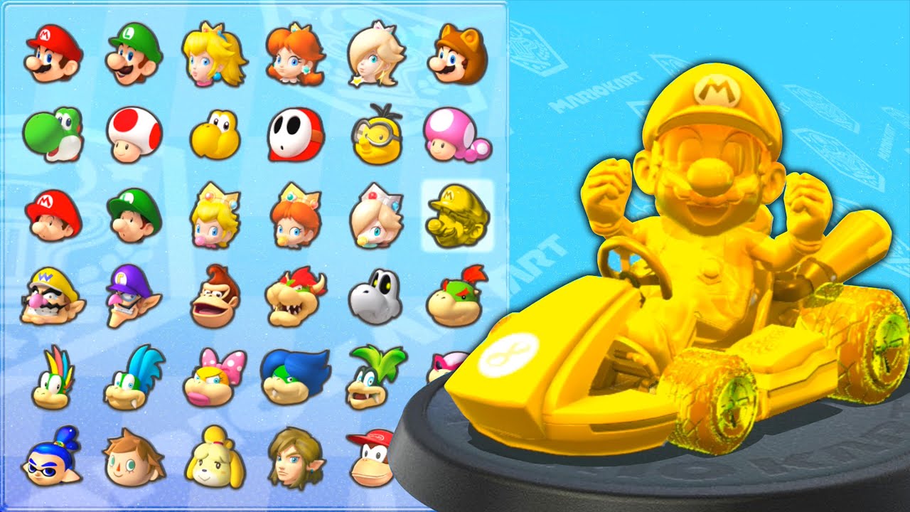 【マリオカート8デラックス】ゴールドマリオが登場したらどうなるかにNintendo Switchの最高のレースゲーム