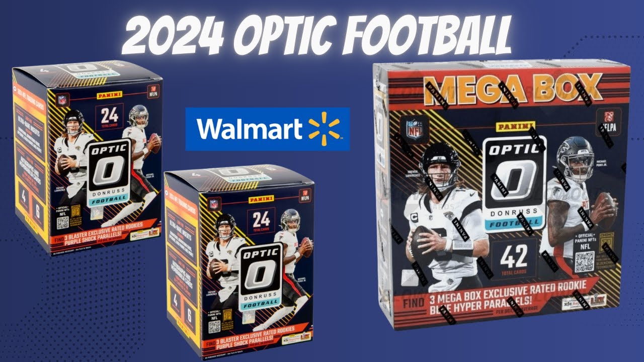 2024 Optic Football 🏈  Walmart 😀 Mega & Blaster Boxes