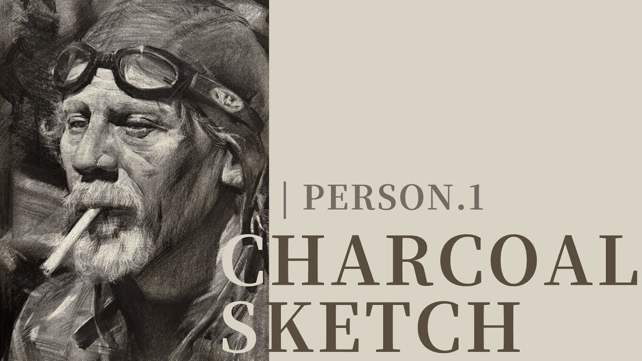 AQRF7176【 人物 1】炭筆素描  步驟&細節