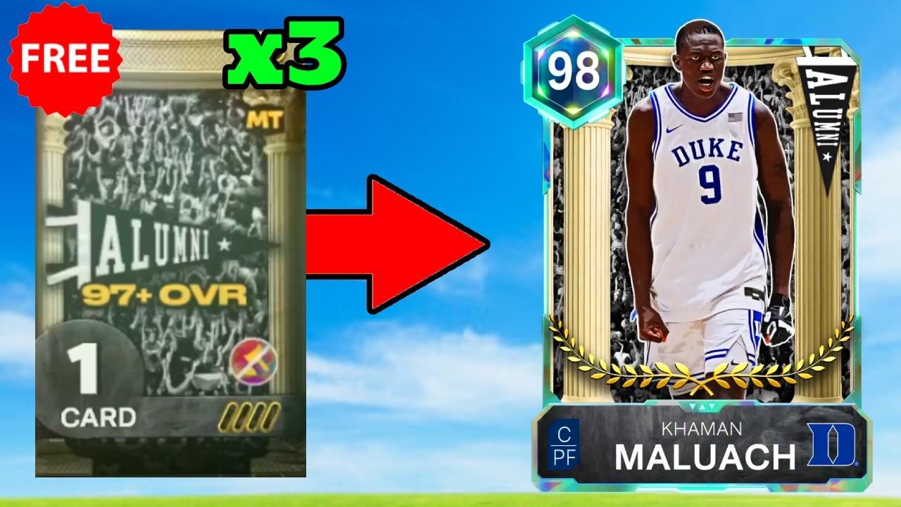 Я открыл *3* бесплатных набора Alumni 97+ в режиме MyTeam в NBA 2K26!
