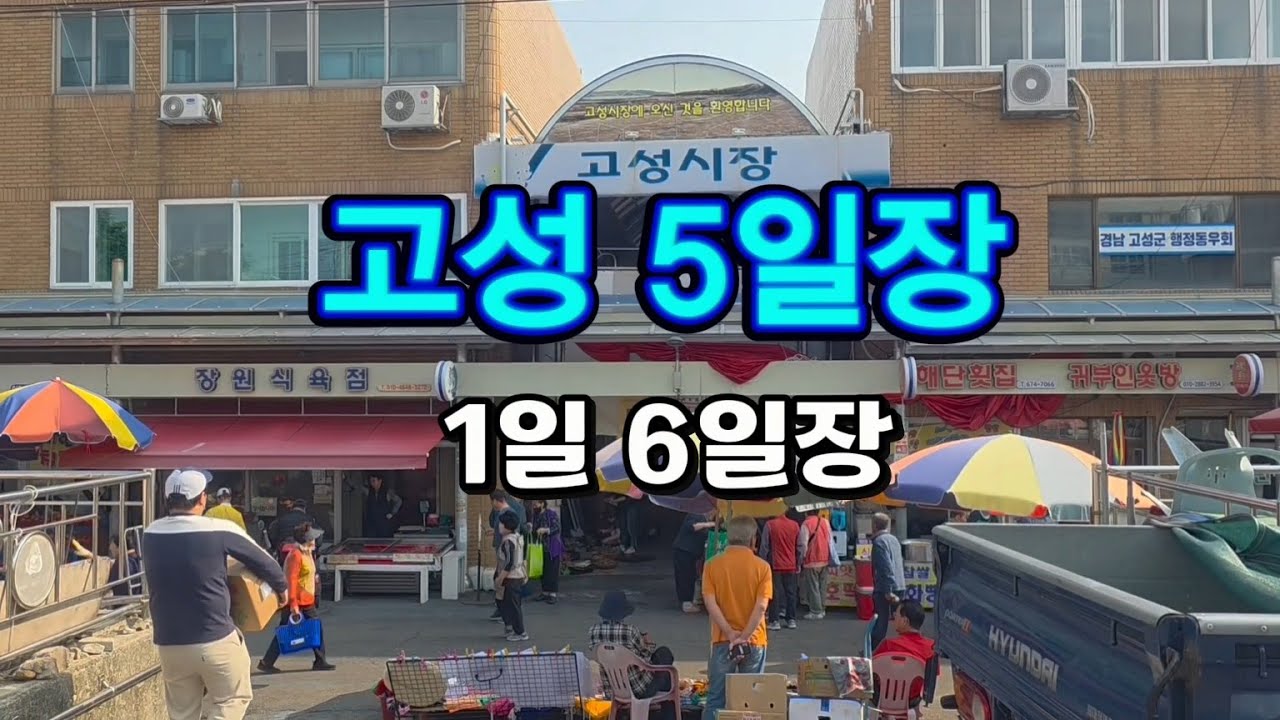 이가격 실화?고성 5일장 보기