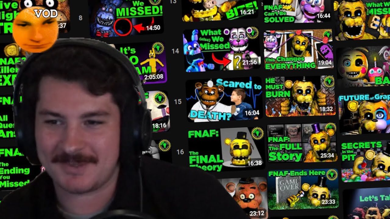 WATCHING EVERY FNAF GAME THEORY FOR CHARITY (feat. @altrive) [Jawsh Charity Vod]