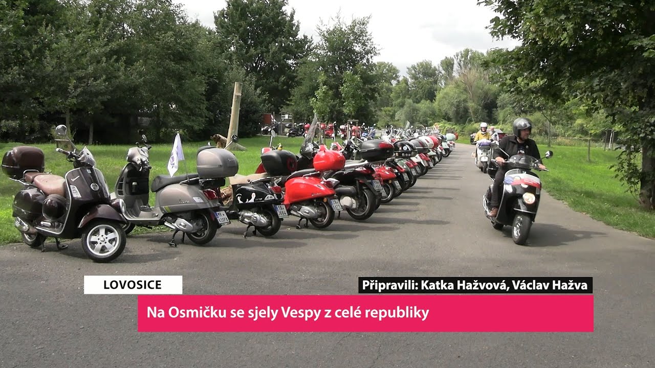 LOVOSICE: Na Osmičku se sjely Vespy z celé republiky