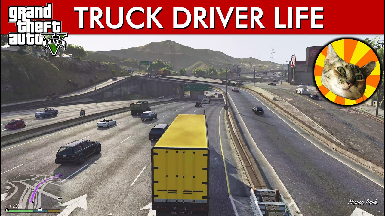 Paleto Bay truck driver's work day | GTA V | Just Driving #282