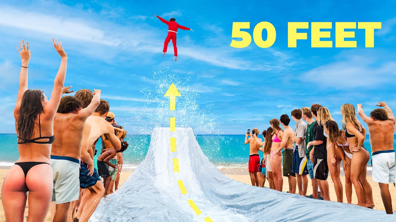 World's BIGGEST Slip N' Slide