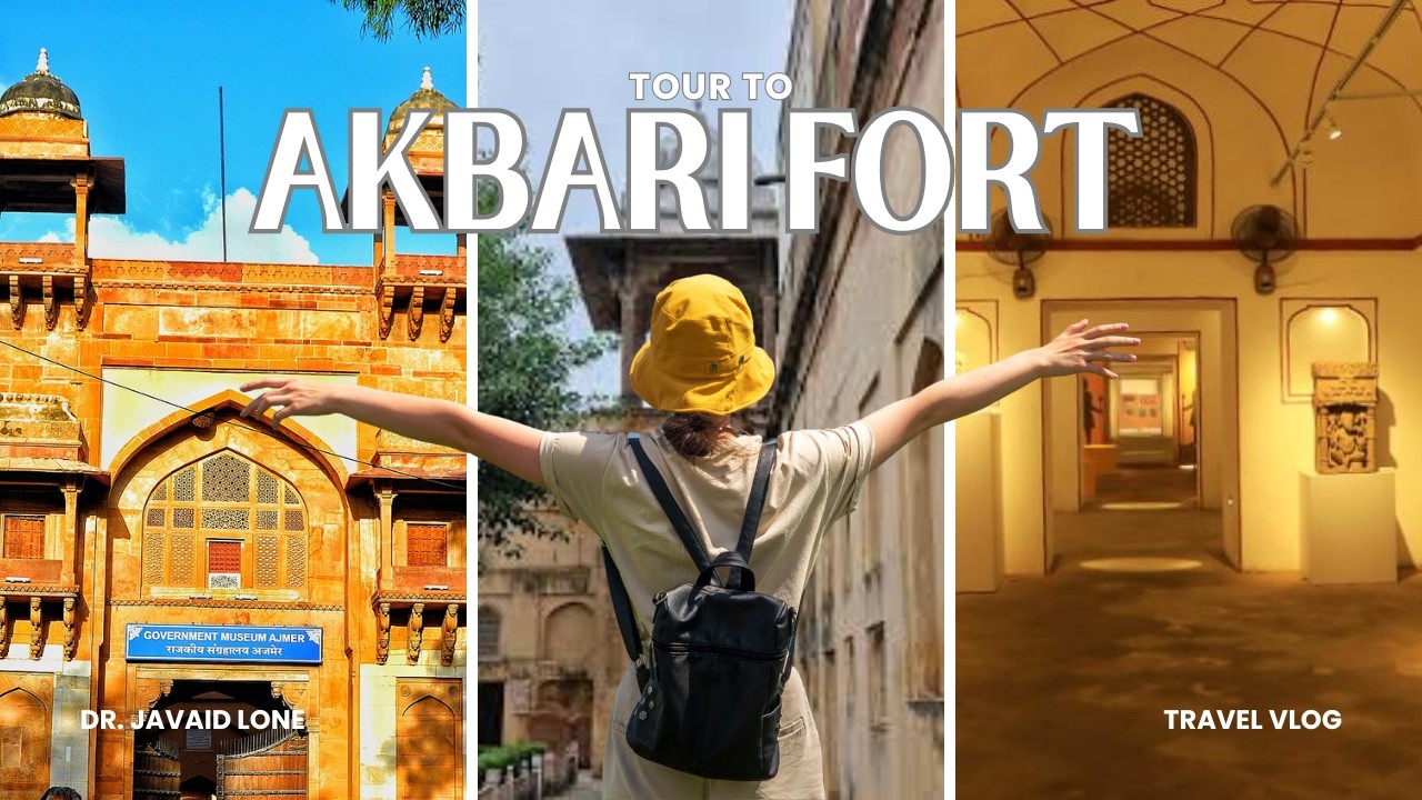 Tour to Akbari Fort and Museum of Ajmer, India.