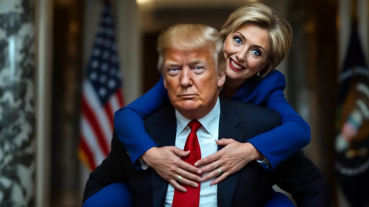 Trump's Hilarious Piggyback Ride to Jail #trump #comedy #trending #politicalcomedy #animation