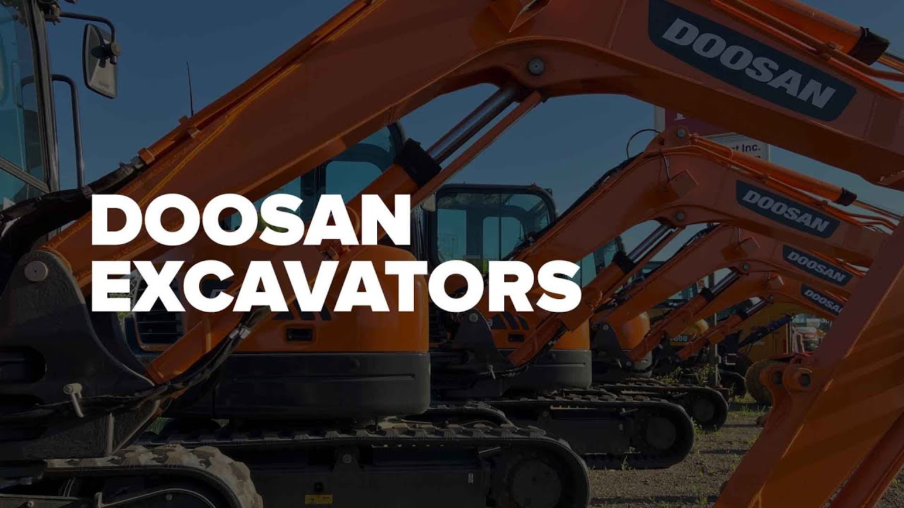 Doosan Excavators Available at Lano Equipment