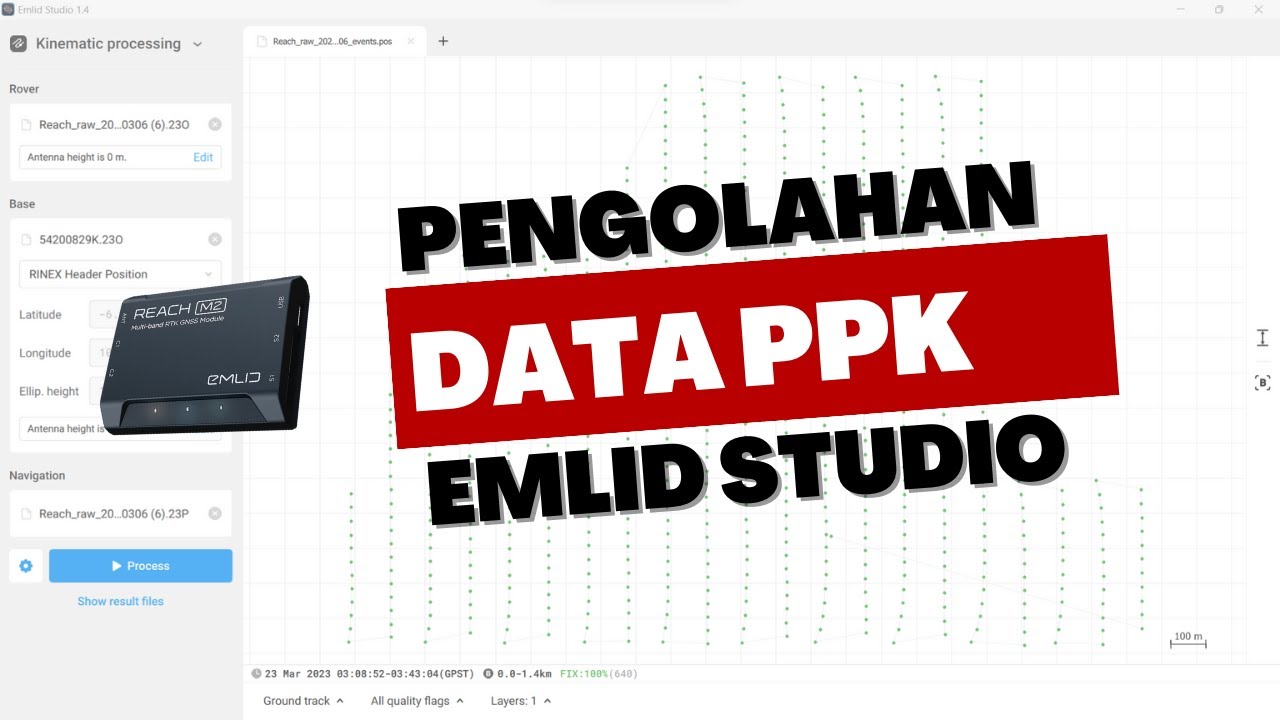 Tutorial Pengolahan Data PPK Menggunakan Emlid Studio: Langkah Demi Langkah
