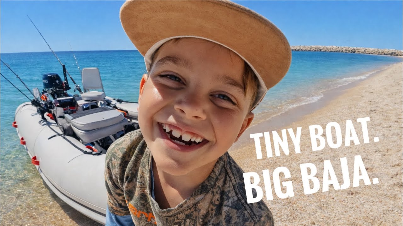 13 Miles OFFSHORE in Baja...with my 6-Year-Old (Shark Fishing)