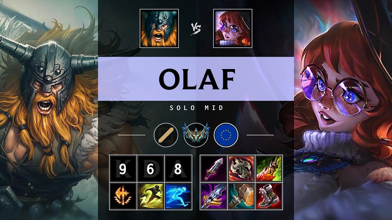 Olaf Mid vs Aurora - EUW Challenger Patch 25.17