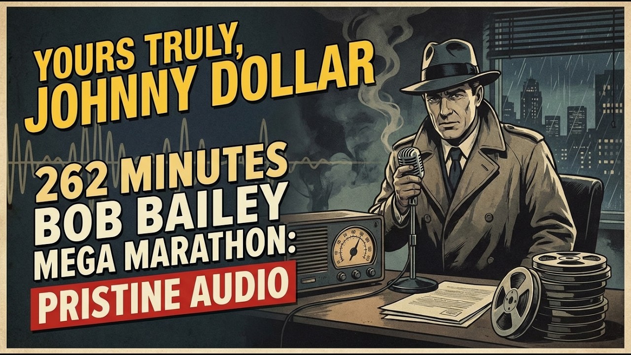 Yours Truly, Johnny Dollar | 262 Minutes Bob Bailey Mega Marathon: Pristine Audio