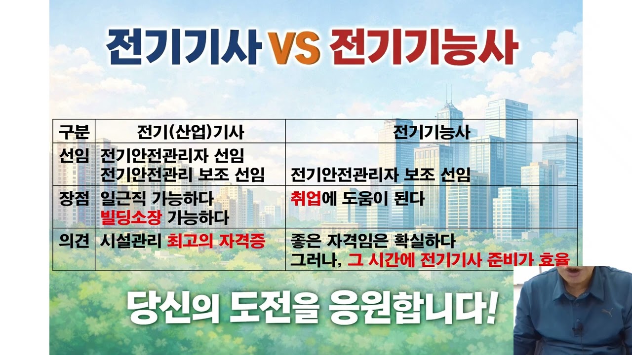 전기기사 VS 전기기능사