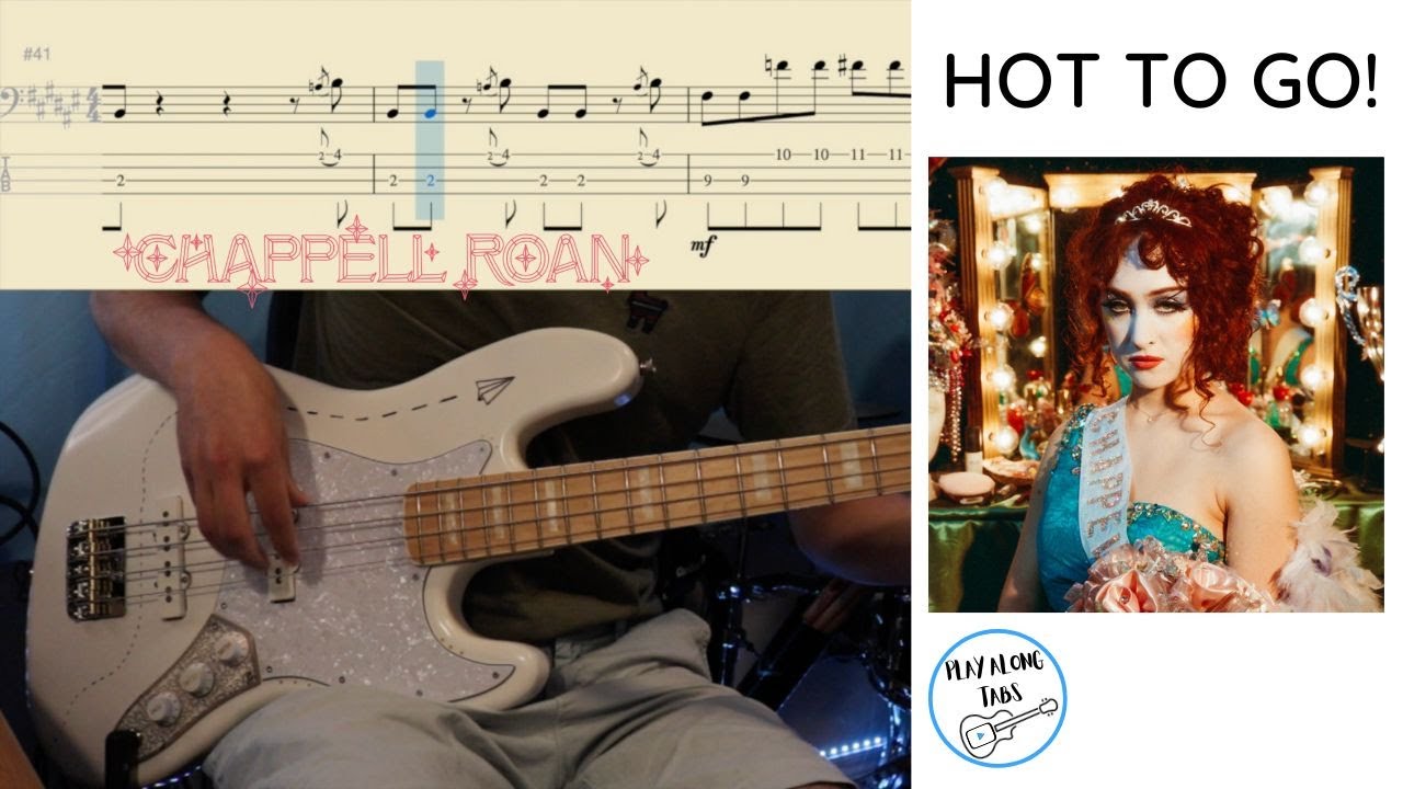 Chappell Roan: HOT TO GO! - Bass Cover with Bass Tabs