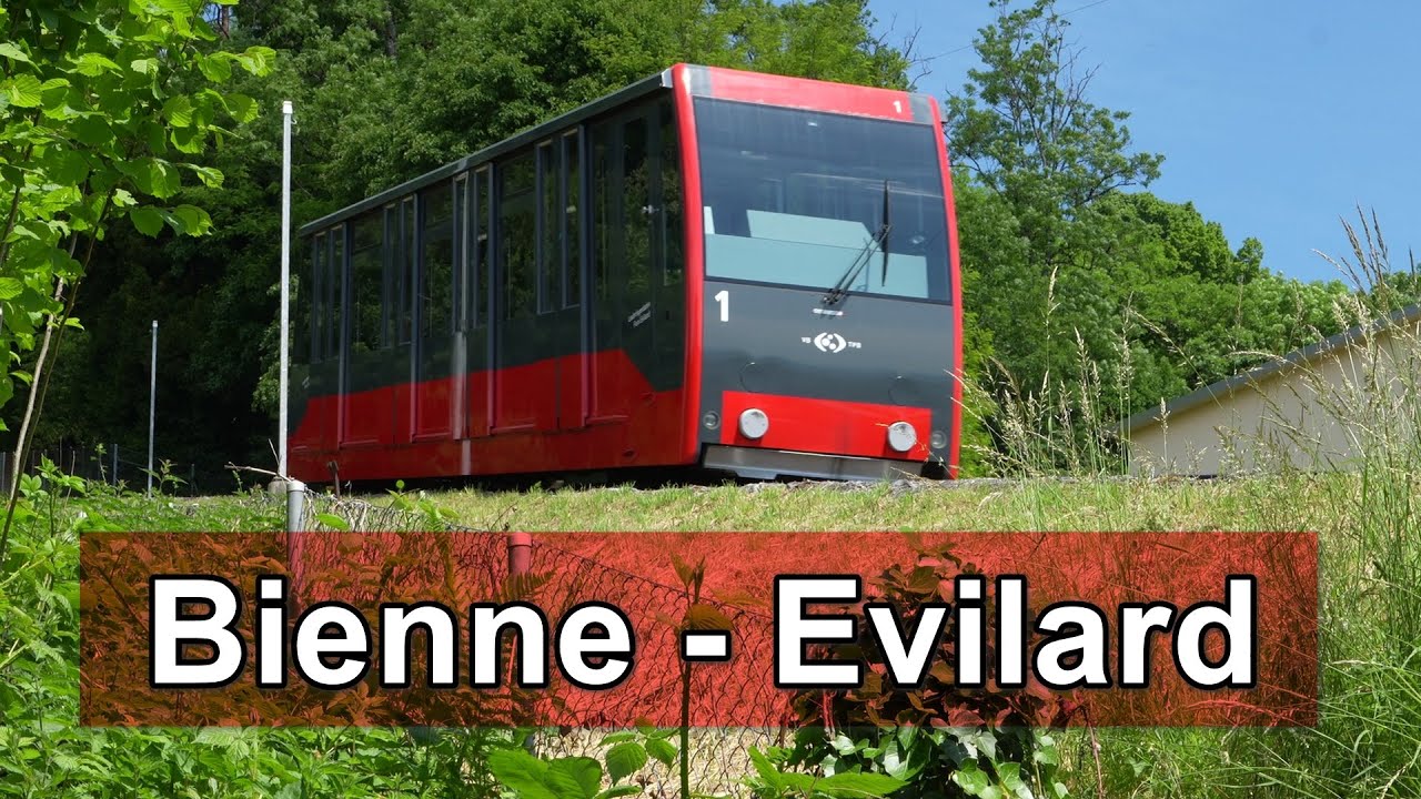 Funiculaire Bienne - Evilard (avant 2025) 🇨🇭 | Standseilbahn Biel - Leubringen (vor 2025) 🇨🇭