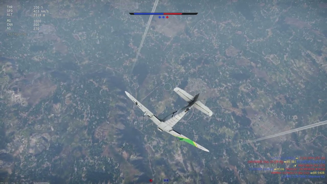 BF-109 G-2; Ground RB; Sound of I-185; War Thunder