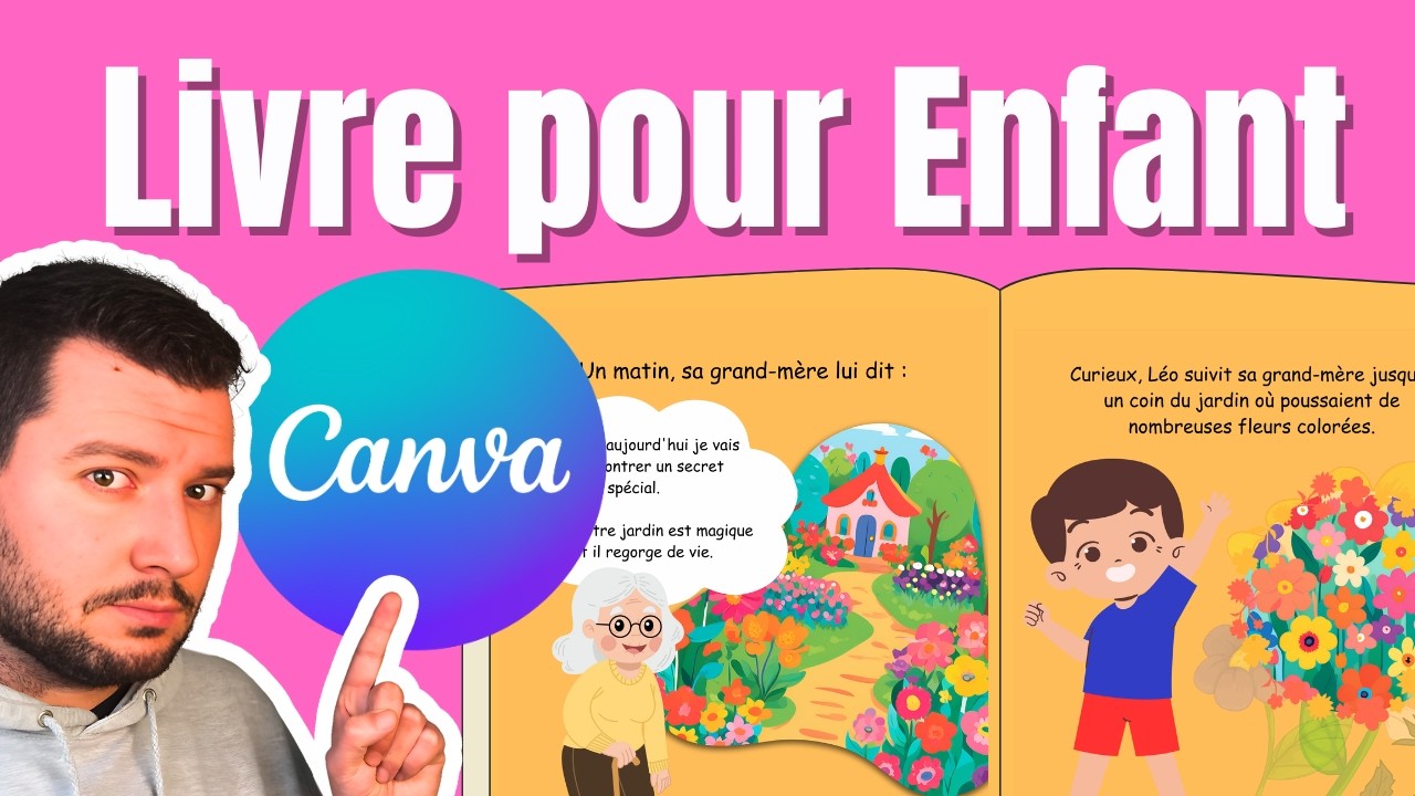 Créer un LIVRE pour ENFANT avec Canva