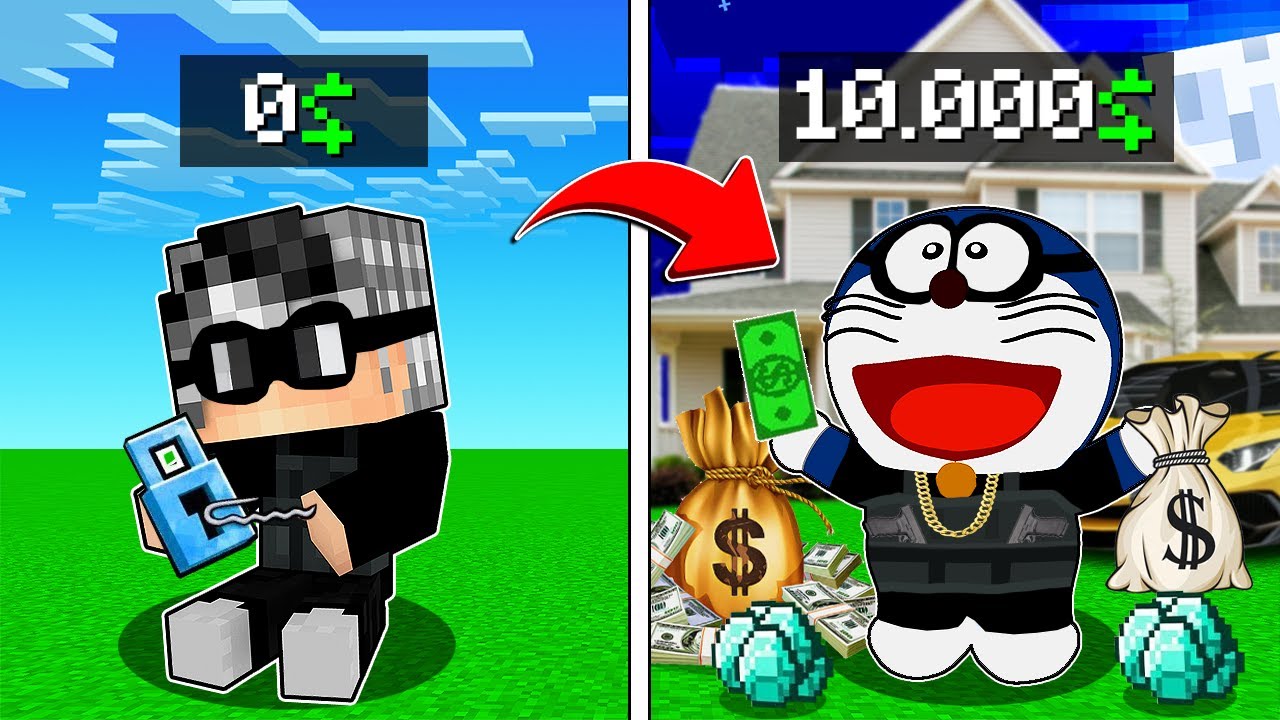 TOMBİŞ HIRSIZLIK YAPARAK MİLYARDER OLDU 😱 - Minecraft