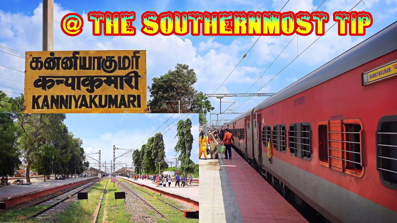 Thiruvananthapuram to Kanyakumari - Full Train Journey with All Stations