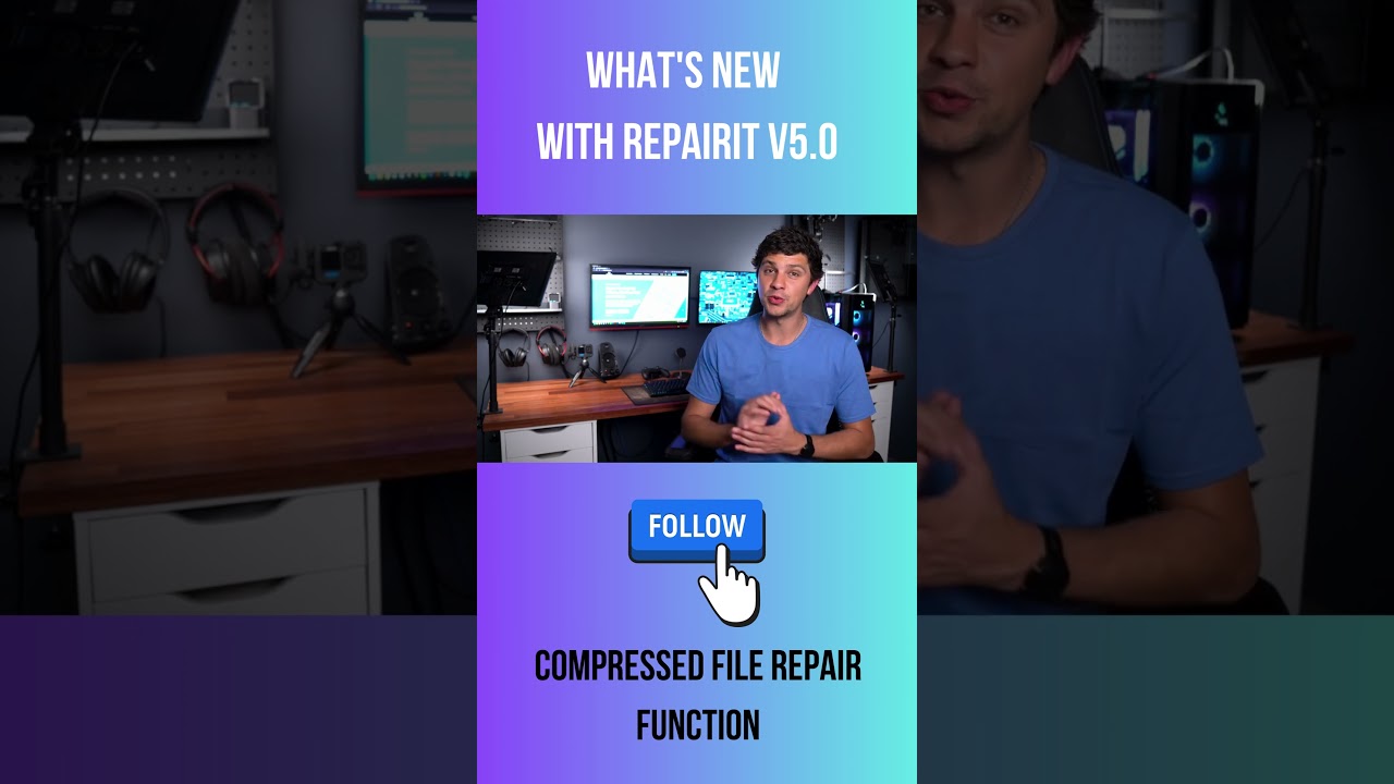 Repairit V5.0 New Feature&mdash;Compressed file repair function #repairit #wondershare