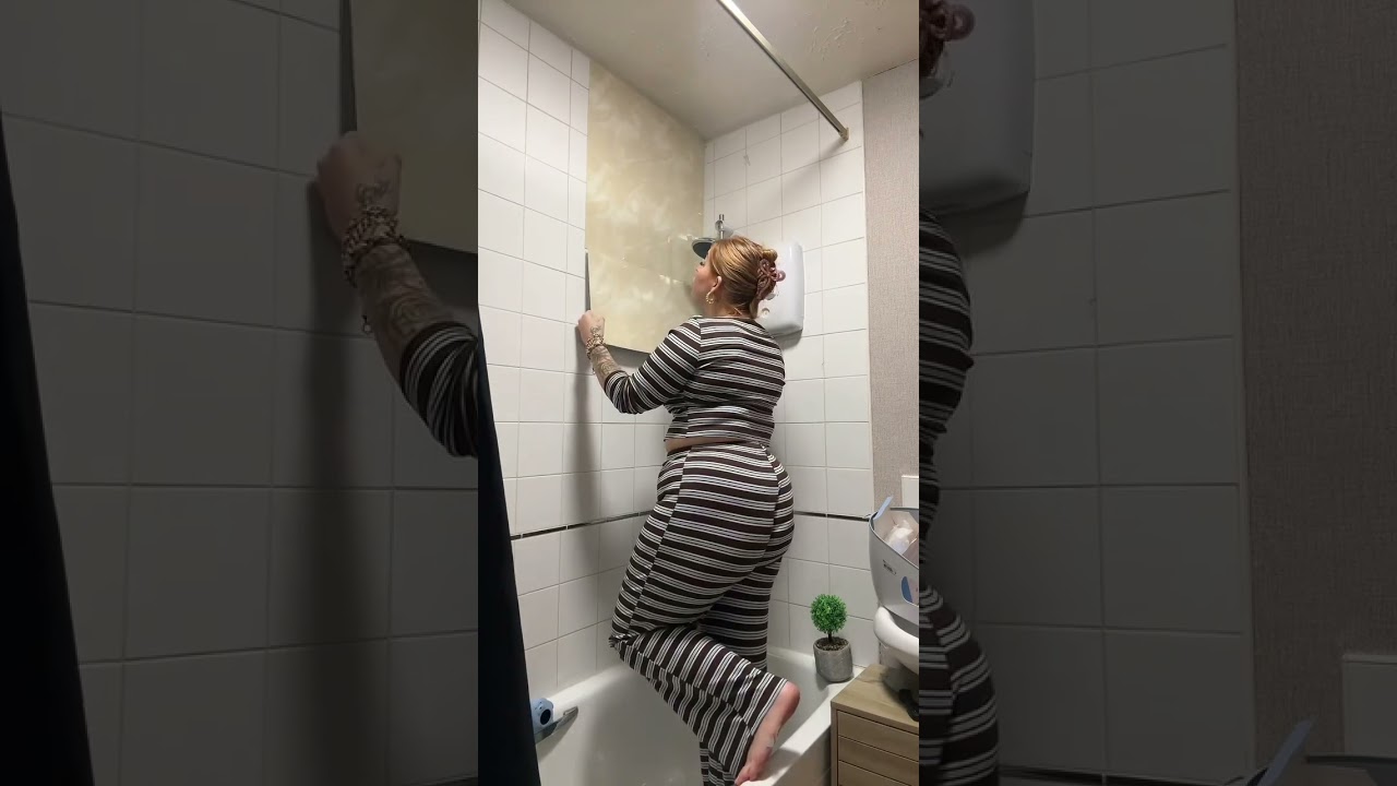 Decorate the bathroom with me 🎨 Not finished yet but a little quick and cheap makeover has made...